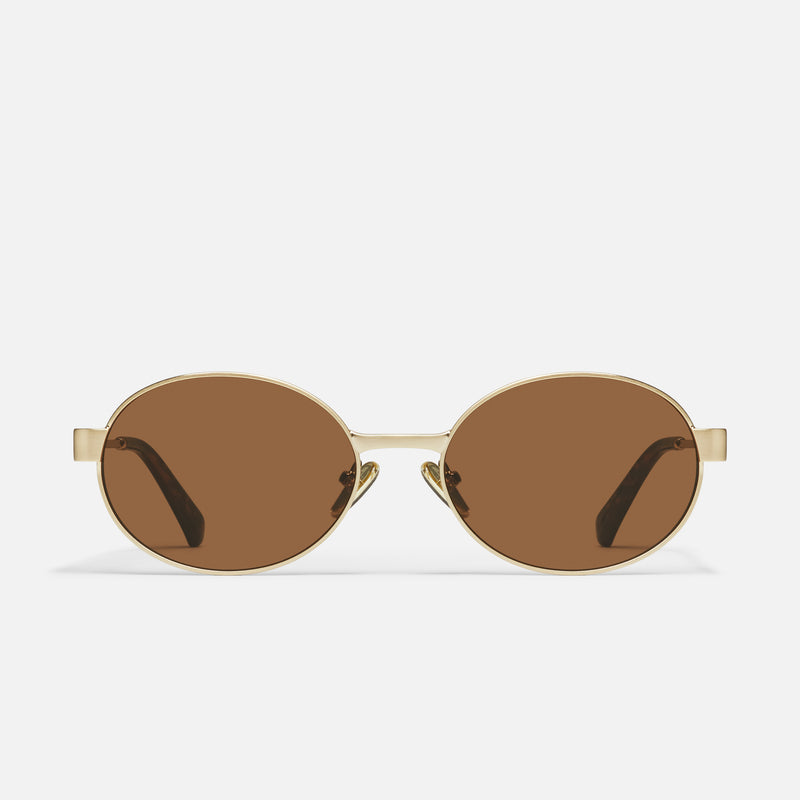 BRUSHED GOLD/BROWN