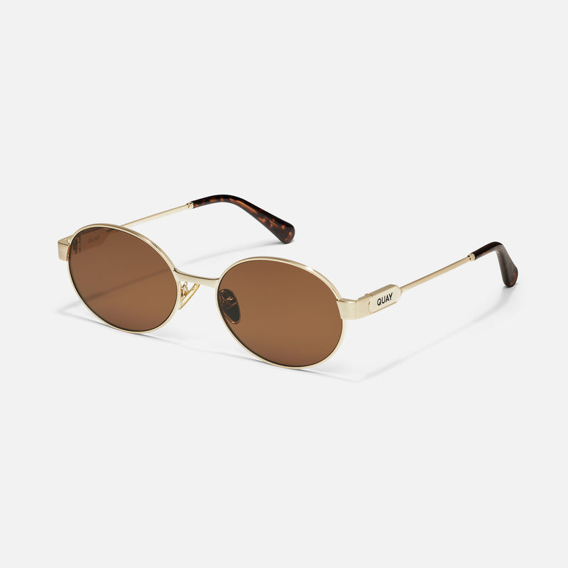 BRUSHED GOLD/BROWN