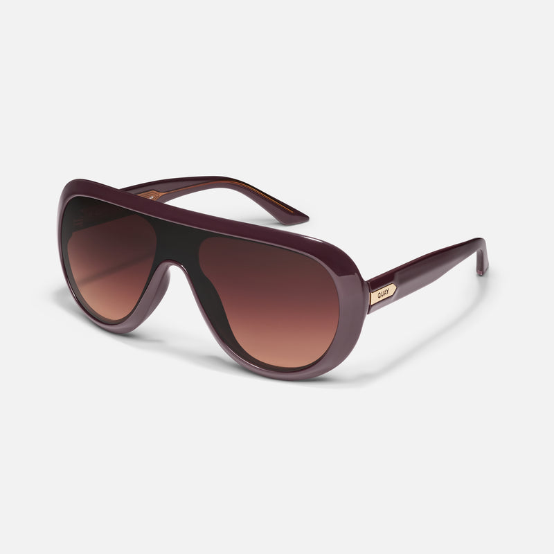 ESPRESSO PURPLE/DARK BROWN CAMEL